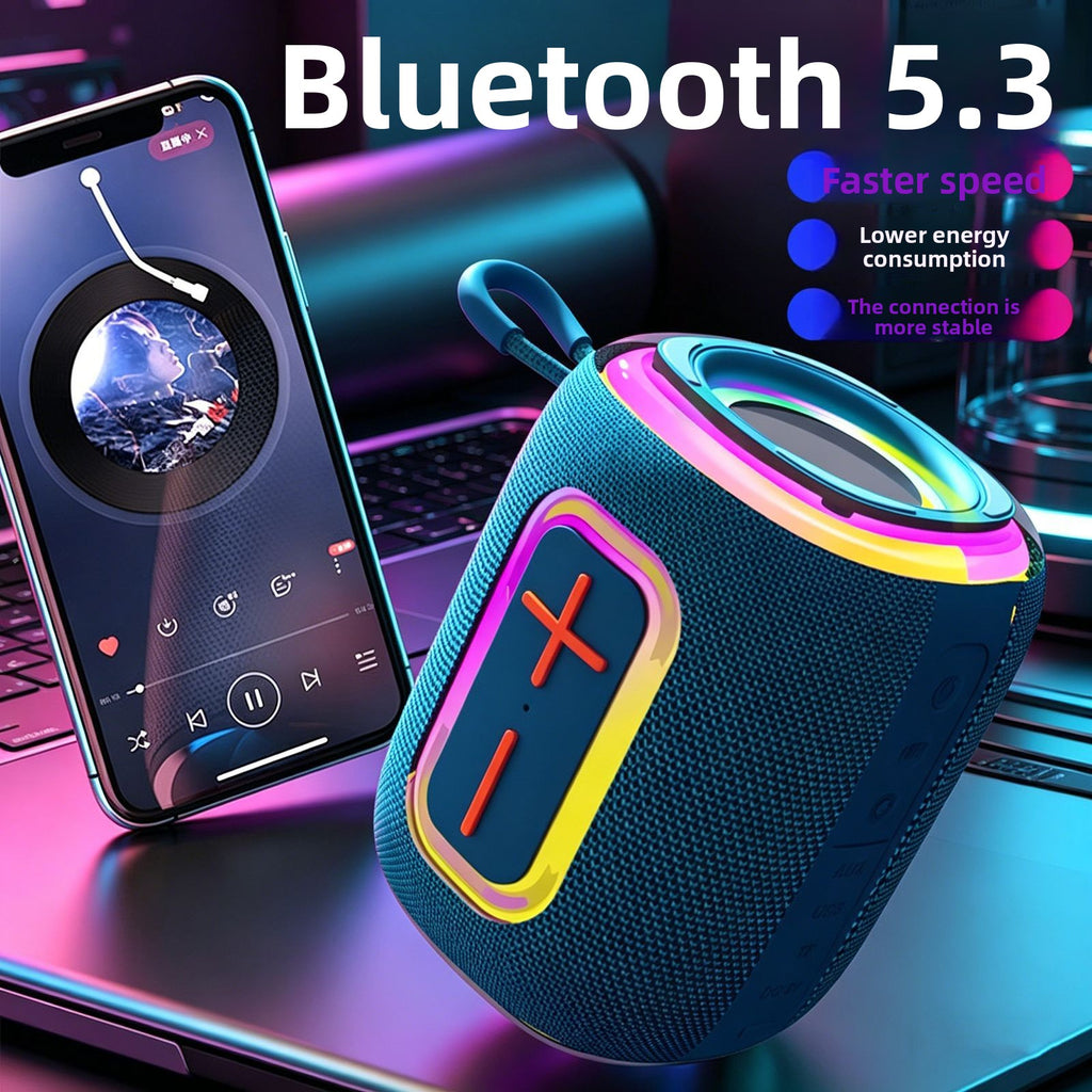 Wireless RGB Bluetooth Speaker with Heavy Bass