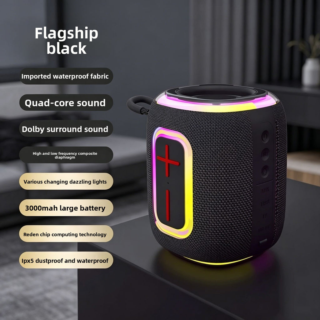 Wireless RGB Bluetooth Speaker with Heavy Bass