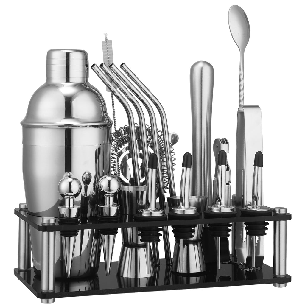 Black Acrylic Cocktail Shaker Bar Tools