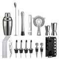 Black Acrylic Cocktail Shaker Bar Tools
