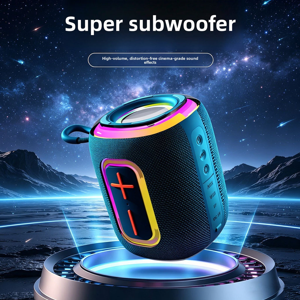 Wireless RGB Bluetooth Speaker with Heavy Bass